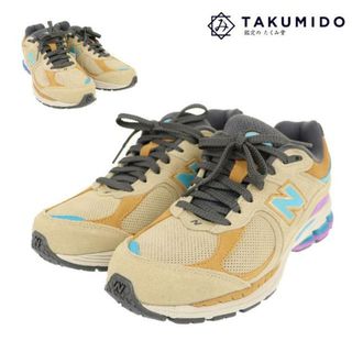 ニューバランス(New Balance)のニューバランス メンズ スニーカー M2002R 未使用 サイズ約26.5cm ベージュ グレー スエード New Blance 【中古】 | シューズ カジュアル 茶 靴 ファッション ブランド 美品(スニーカー)