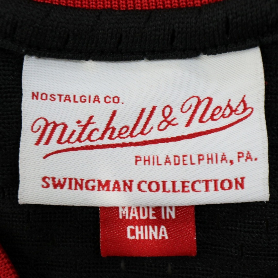 Mitchel & Ness NBA フィラデルフィアセブンティシクサーズ ゲームタンク スポーツ プロチーム ブラック (メンズ L)   O4261