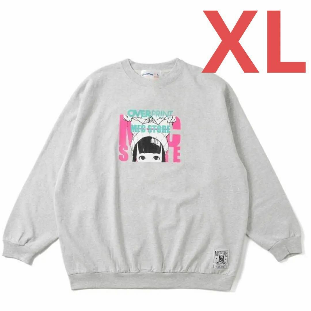 【限定】OVERPRINT x MFC STORE コラボスウェット白 古塔つみ