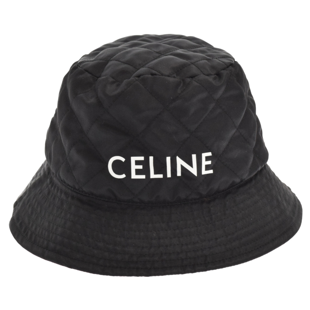 CELINE キルティング バケットハット ナイロンツイル