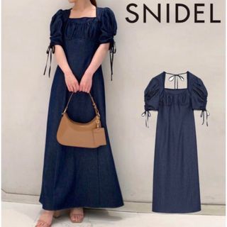 スナイデル(SNIDEL)のsnidel デニムワンピース　(ロングワンピース/マキシワンピース)