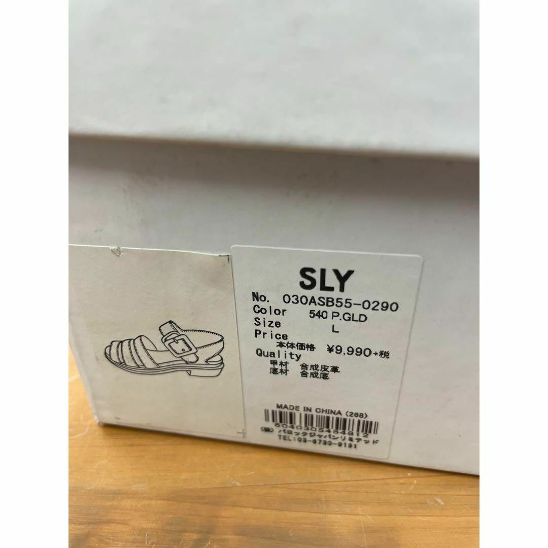 SLY(スライ)の新品　SLY サンダル　Lサイズ レディースの靴/シューズ(サンダル)の商品写真