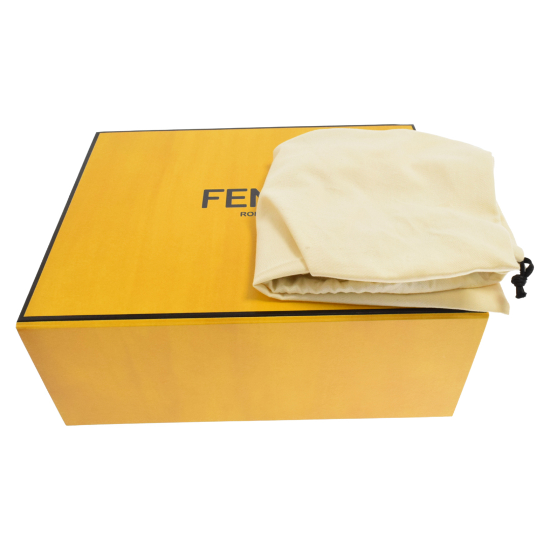 FENDI フェンディ PEEKABOO MINI ピーカブー ミニ スタッズデザイン 2WAY ショルダーバッグ ハンドバッグ レッド 8BN244