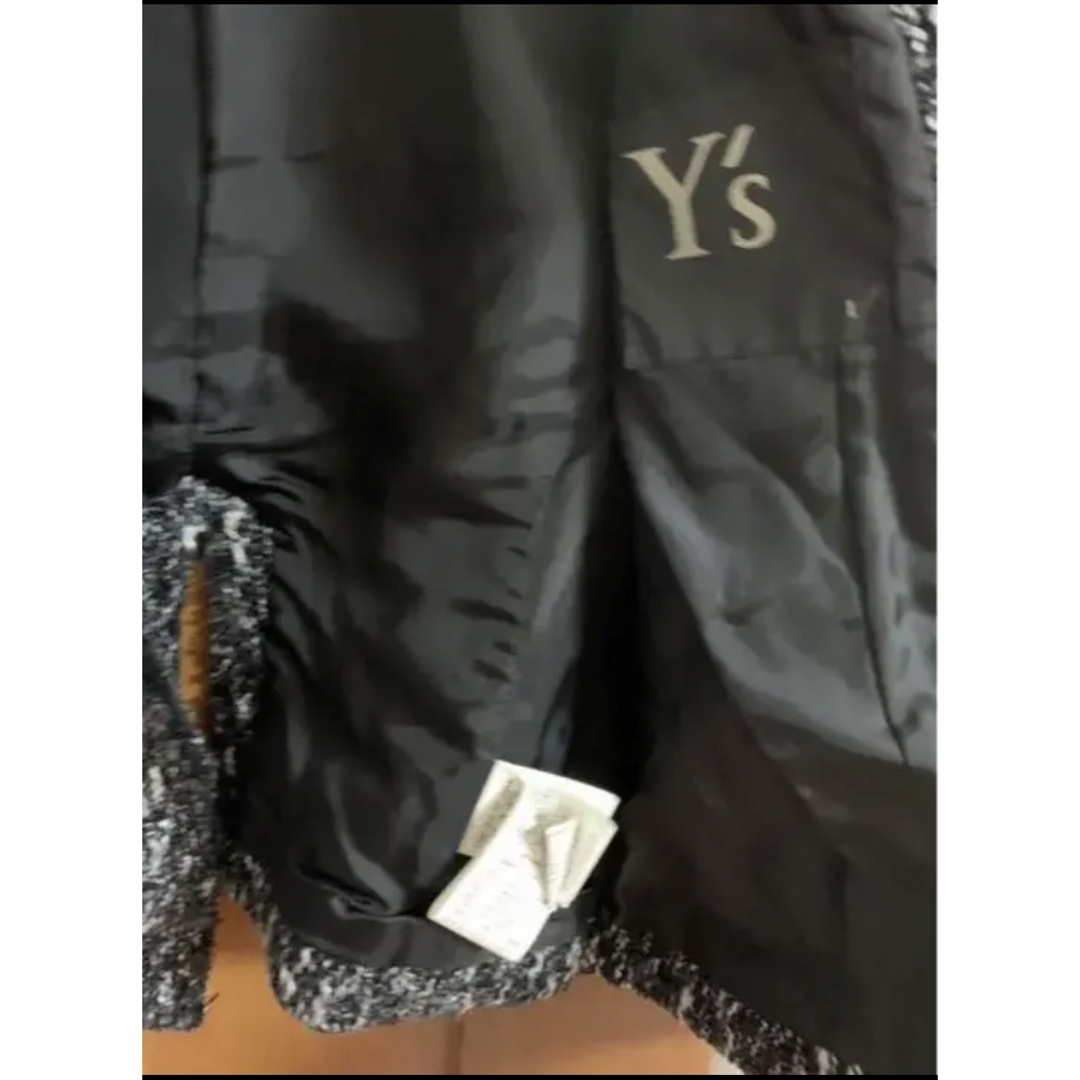 Y's(ワイズ)の美品　ワイズ　ヨウジヤマモト★15万★ノーカラーツィードジャケット　1 メンズのジャケット/アウター(テーラードジャケット)の商品写真