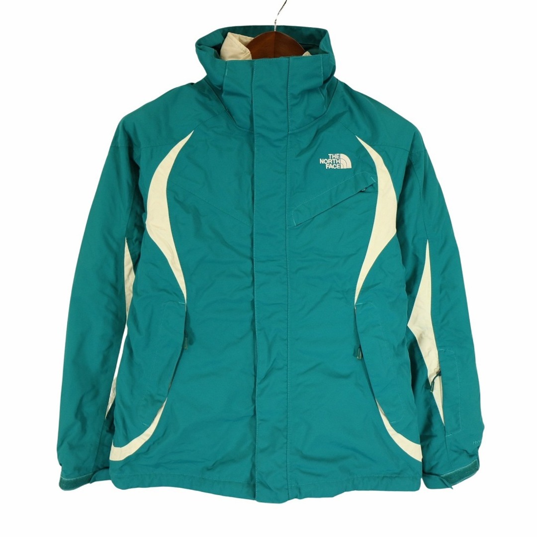 THE NORTH FACE ノースフェイス HYVENT スキージャケット スキーウェア  アウトドア アウター グリーン (レディース M)   O4323