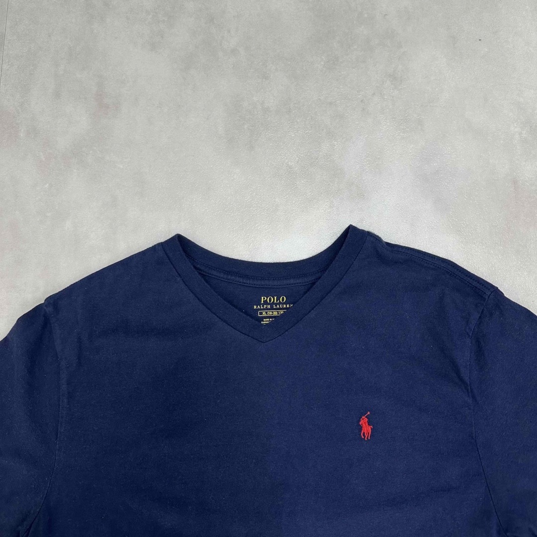 POLO RALPH LAUREN(ポロラルフローレン)の【Ralph Lauren】XL POLO Vネック ラルフローレン Tシャツ メンズのトップス(Tシャツ/カットソー(半袖/袖なし))の商品写真