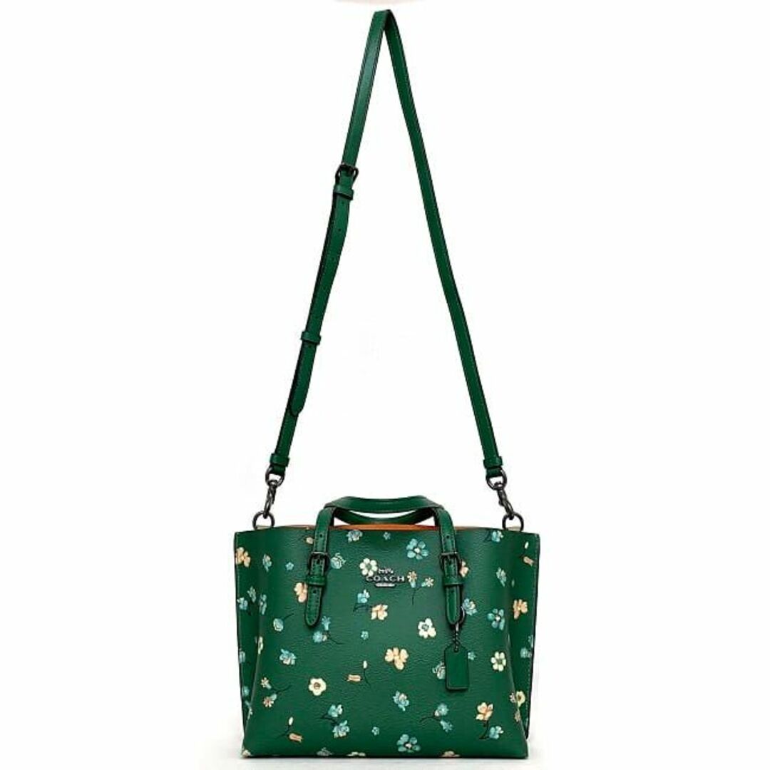 COACH - コーチ 2way バッグ グリーン ベージュ 未使用の通販 by