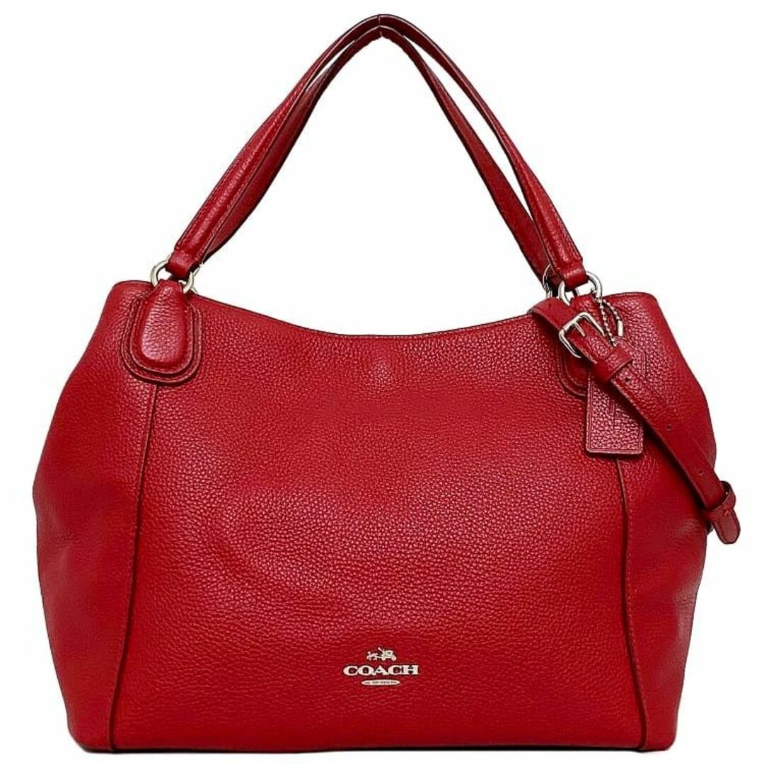 COACH - コーチ 2way バッグ レッド ゴールド 美品の通販 by 【ラクマ
