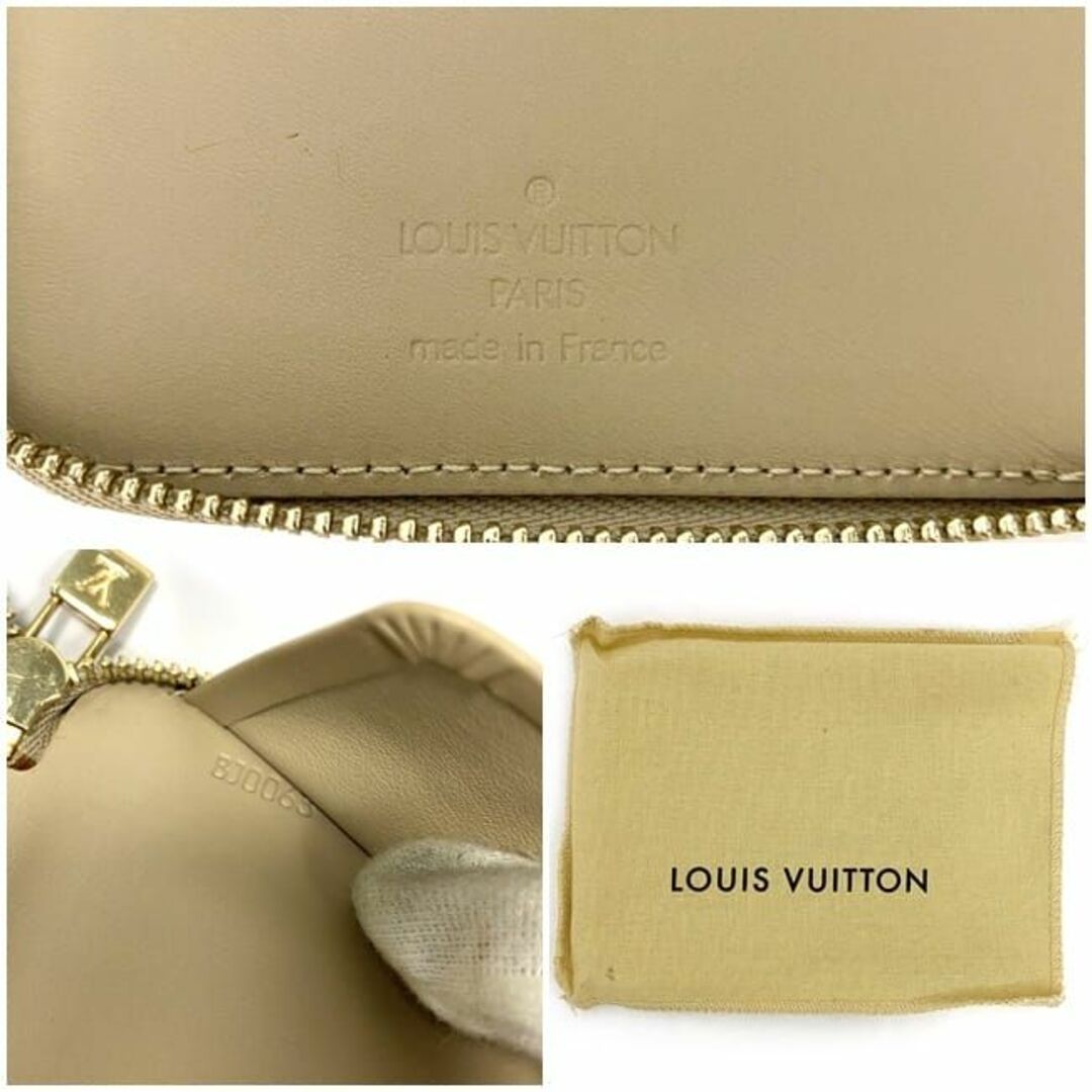 LOUIS VUITTON - ルイ ヴィトン ラウンドファスナー 長財布 ベージュの ...