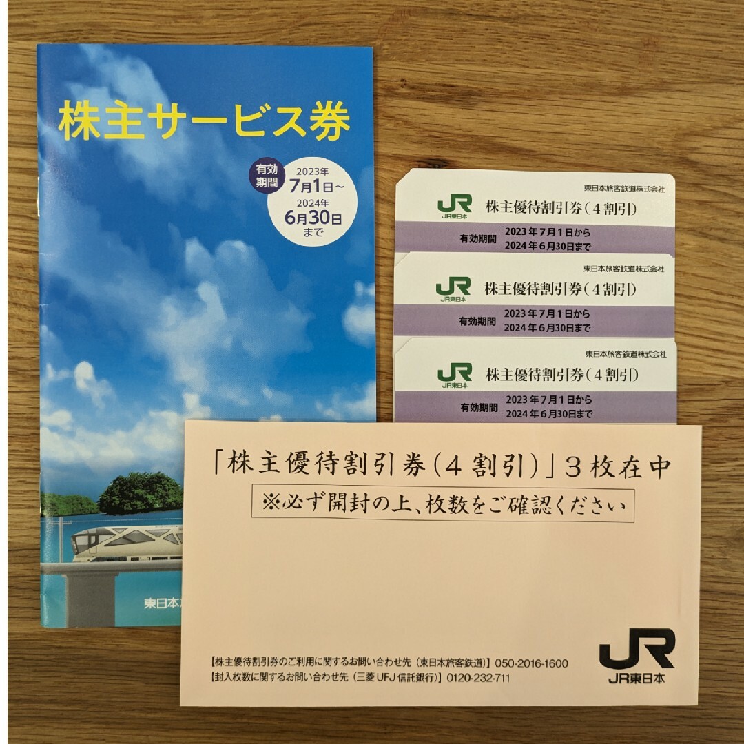 JR東日本旅客鉄道株式会社　株主優待割引券