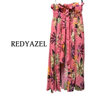 レディアゼル(REDYAZEL)のREDYAZEL【美品】花柄  プリーツ ロング スカート(ロングスカート)