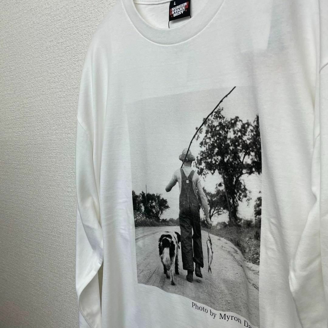 SCREEN STARS(スクリーンスターズ)のスクリーンスターズ　プリント長袖Tシャツ　L メンズのトップス(Tシャツ/カットソー(七分/長袖))の商品写真
