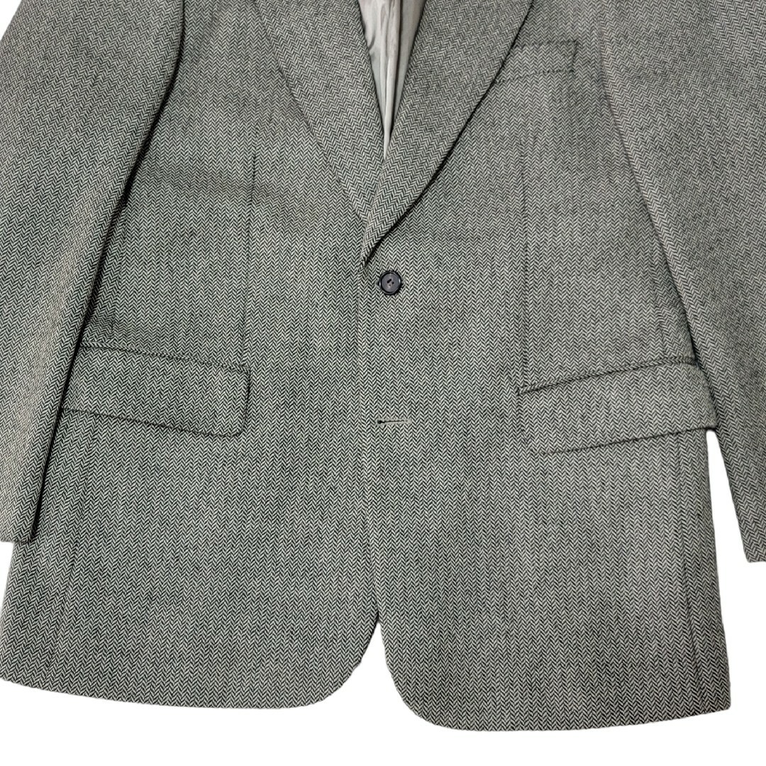 極美品】ヒューゴボス HUGO BOSS ヘリンボーン柄 テーラードジャケット-