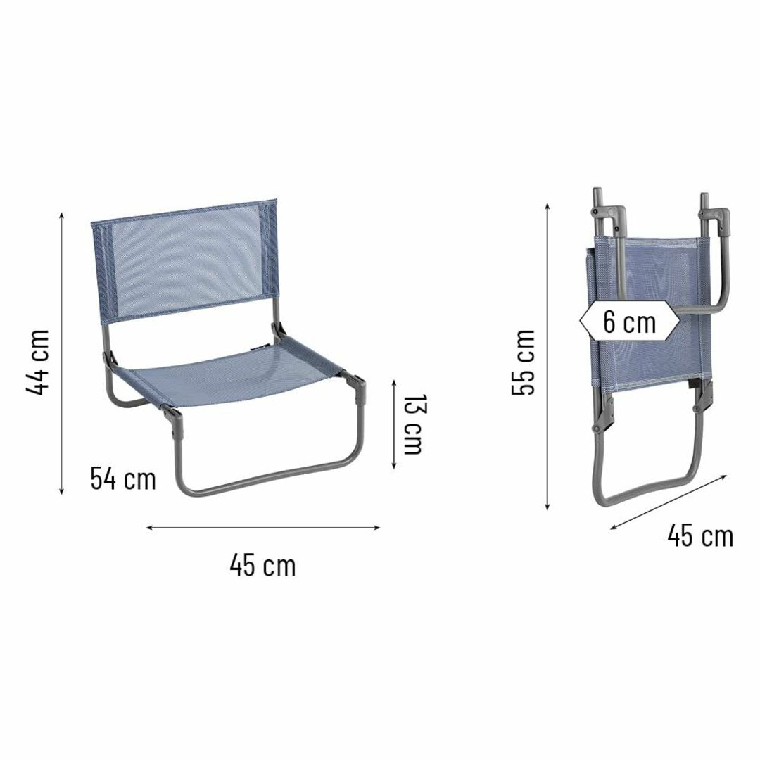 色: ネイビーLafuma(ラフマ) ローチェア CB2 スポーツ/アウトドアのアウトドア(テーブル/チェア)の商品写真