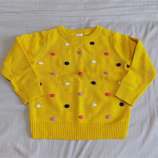 ベビーギャップ(babyGAP)のbaby GAP ベビーギャップ 95cm 黄色 ニット トップス 赤ちゃん(ニット)