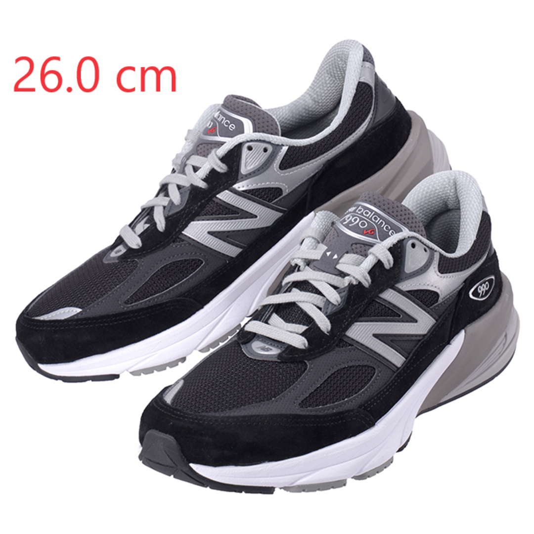 New Balance メンズ スニーカー 靴 ブラック 26.0 cm