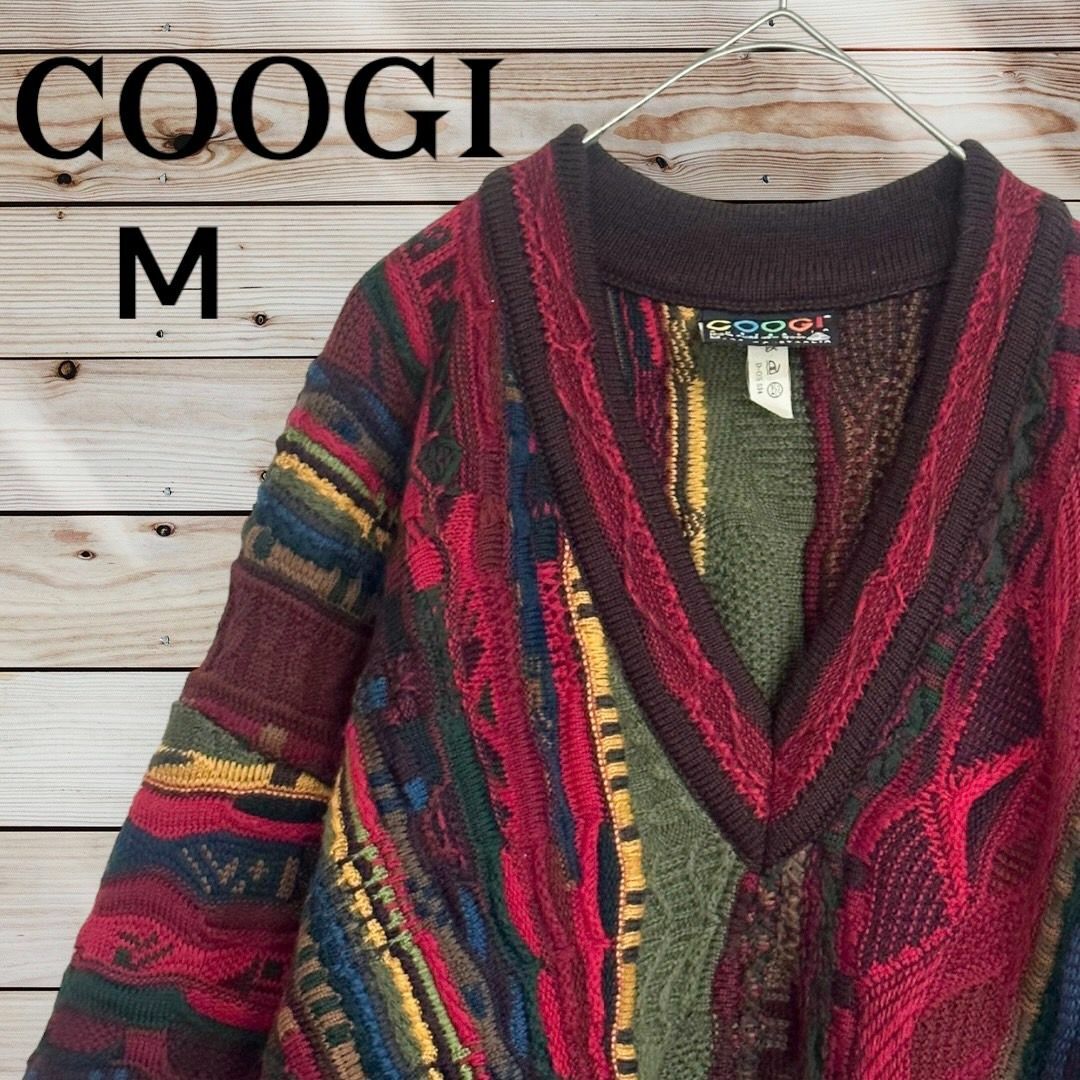 ☆入手困難☆ coogi クージー ニット 3D 立体 編み込み-