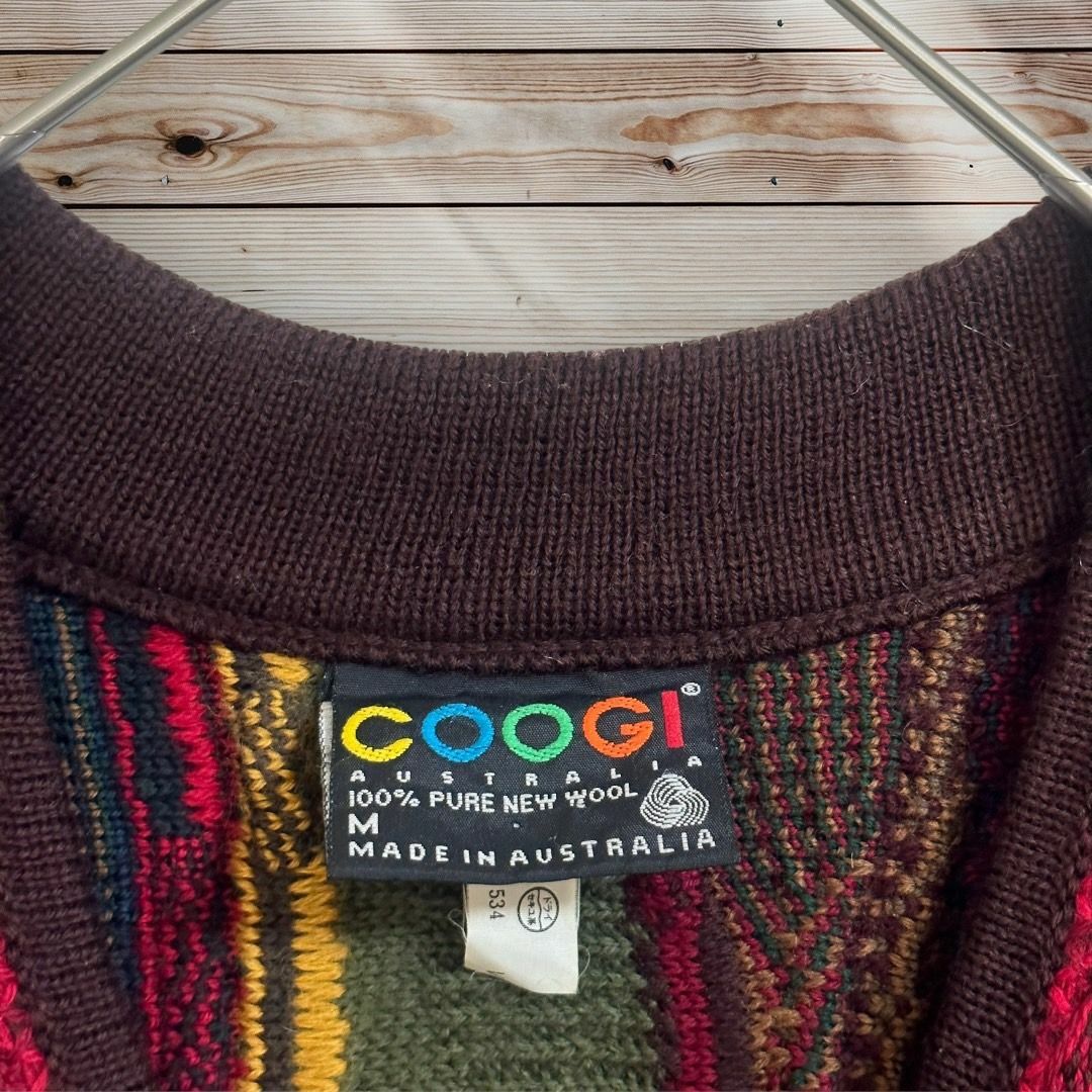 COOGI - 【幻の一点】GOOGI クージー 立体 編み込み 3D ニット 入手