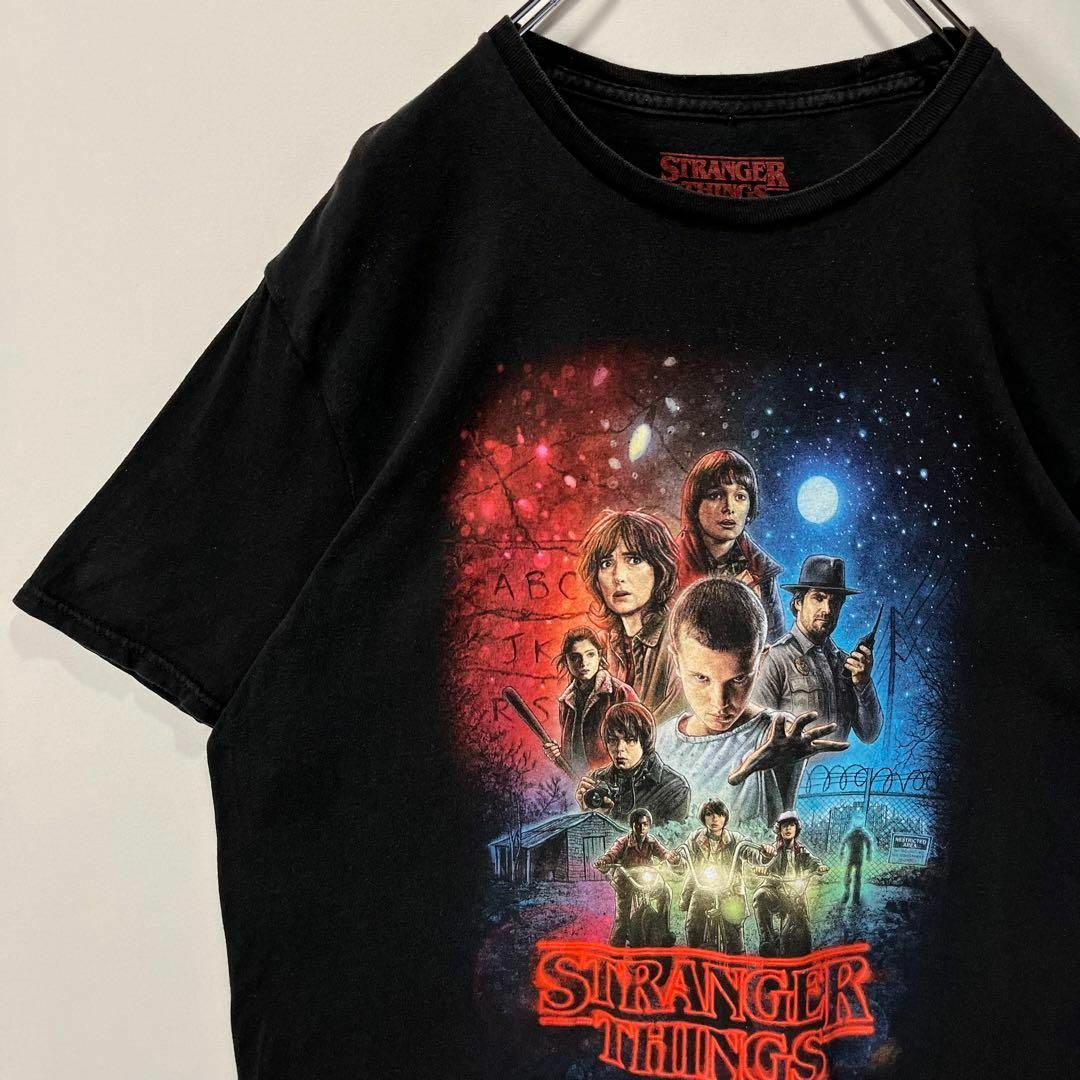 ストレンジャーシングス Tシャツ　シーズン1 　ブラック　Lサイズ　SF