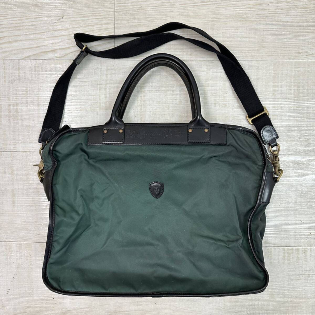 Felisi 2way ビジネス トート バッグ ブリーフ BAG グリーン 系