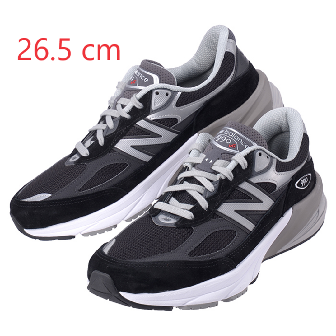 New Balance メンズ スニーカー 靴 ブラック 26.5 cm