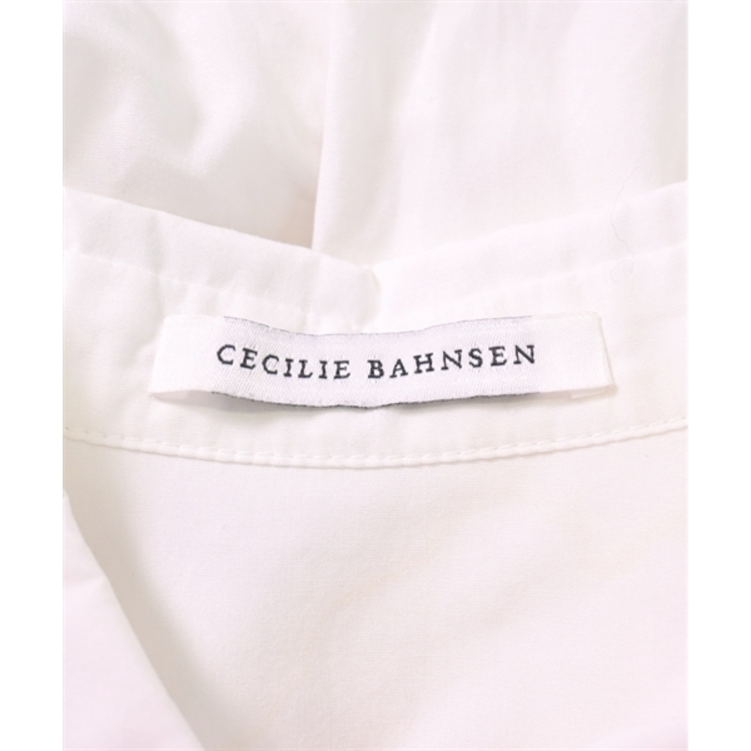 CECILIE BAHNSEN(セシリーバンセン)のCECILIE BAHNSEN セシリーバンセン ワンピース 4(M位) 白 【古着】【中古】 レディースのワンピース(ひざ丈ワンピース)の商品写真