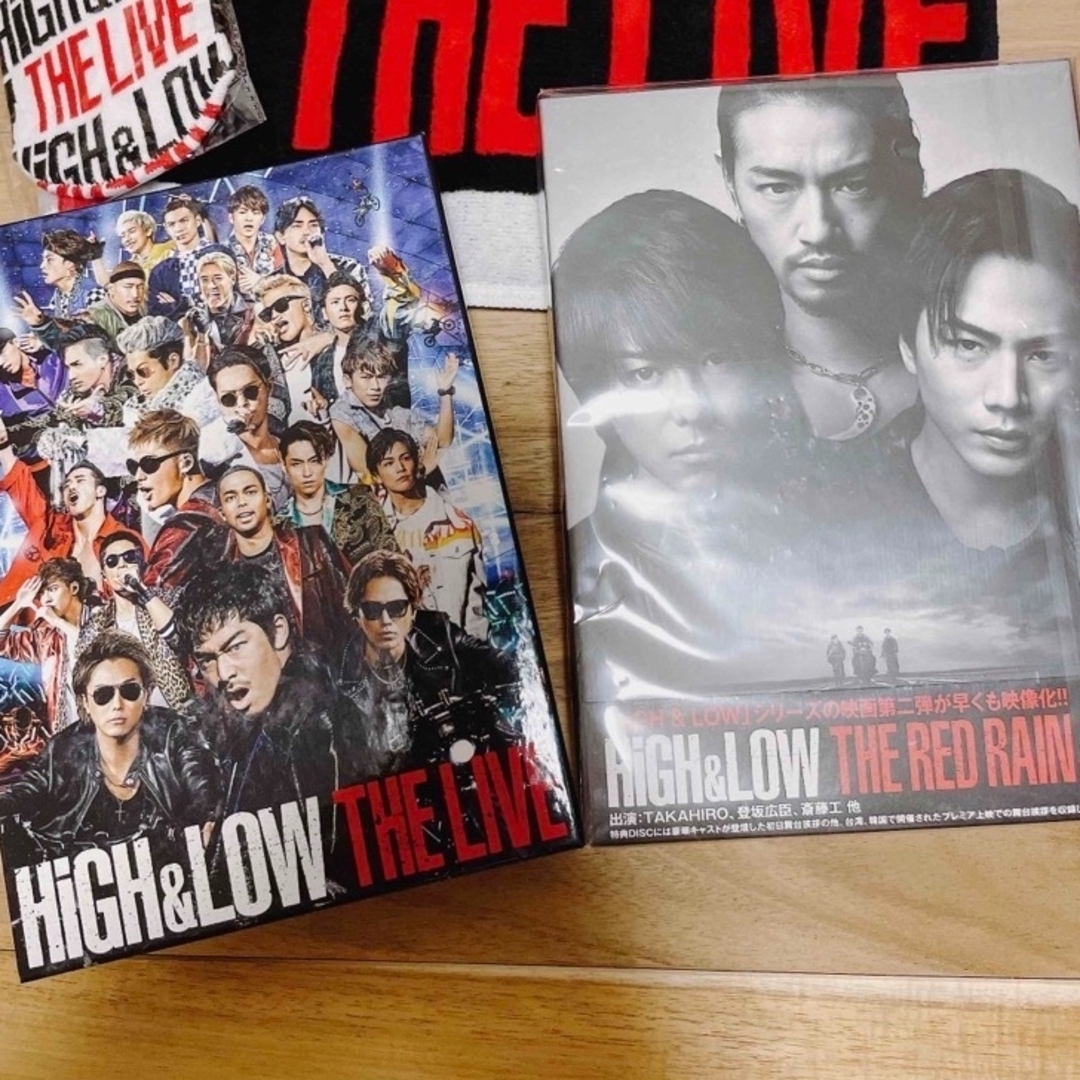 EXILE TRIBE(エグザイル トライブ)のTHE LIVE【初回盤】THE RED RAIN 【豪華盤】DVD2点 エンタメ/ホビーのDVD/ブルーレイ(ミュージック)の商品写真