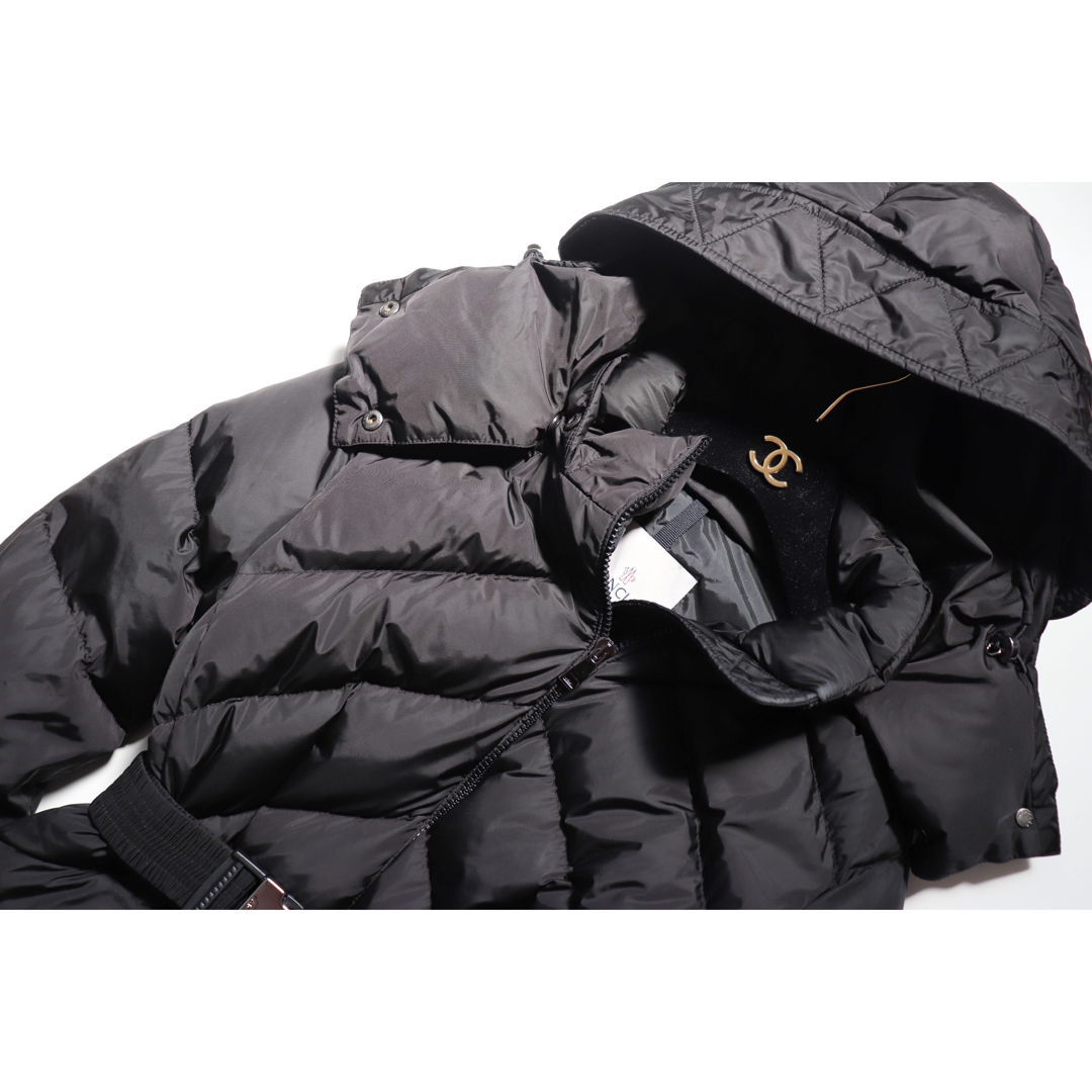 MONCLER(モンクレール)の美品 Moncler モンクレール AGOT ロング ダウン コート エルミンヌ レディースのジャケット/アウター(ダウンコート)の商品写真