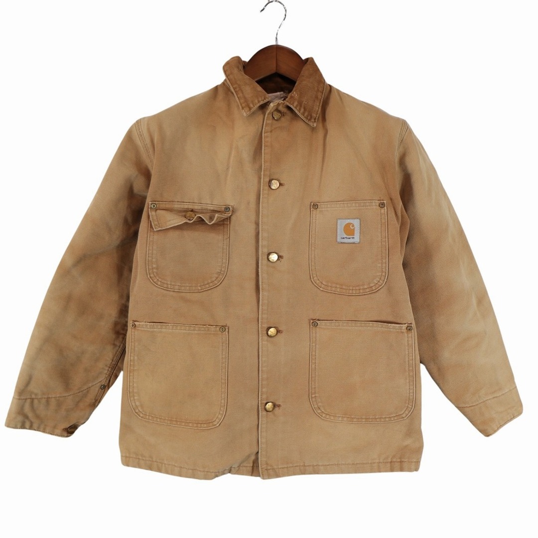 【リメイク未使用】カーハートCarhartt カバーオール パッチワーク