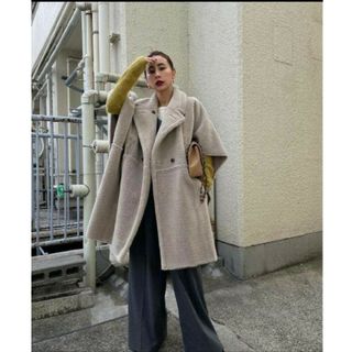 アメリヴィンテージ(Ameri VINTAGE)のAMERI REVERSIBLE BOA PONCHO COAT(ポンチョ)