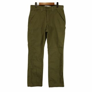 新品タグ付き Carhartt カーハート コットン地 ペインター パンツ ワーク グリーン (メンズ 30×30) 中古 古着 O4364