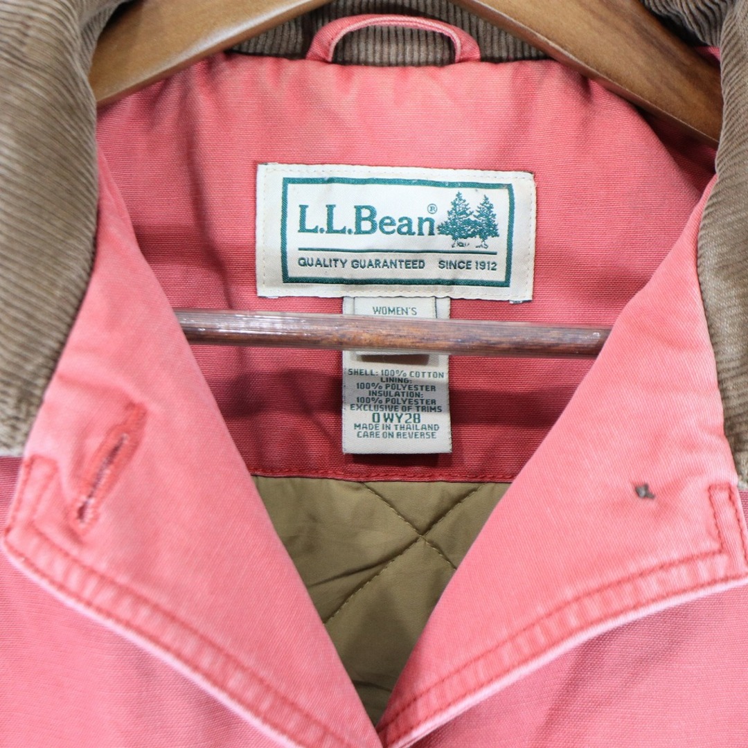 L.L.Bean(エルエルビーン)のSALE///// L.L.Bean エルエルビーン カバーオール アウトドア コーデュロイ襟 Thinsulate ピンク (レディース M) O4360 レディースのジャケット/アウター(その他)の商品写真