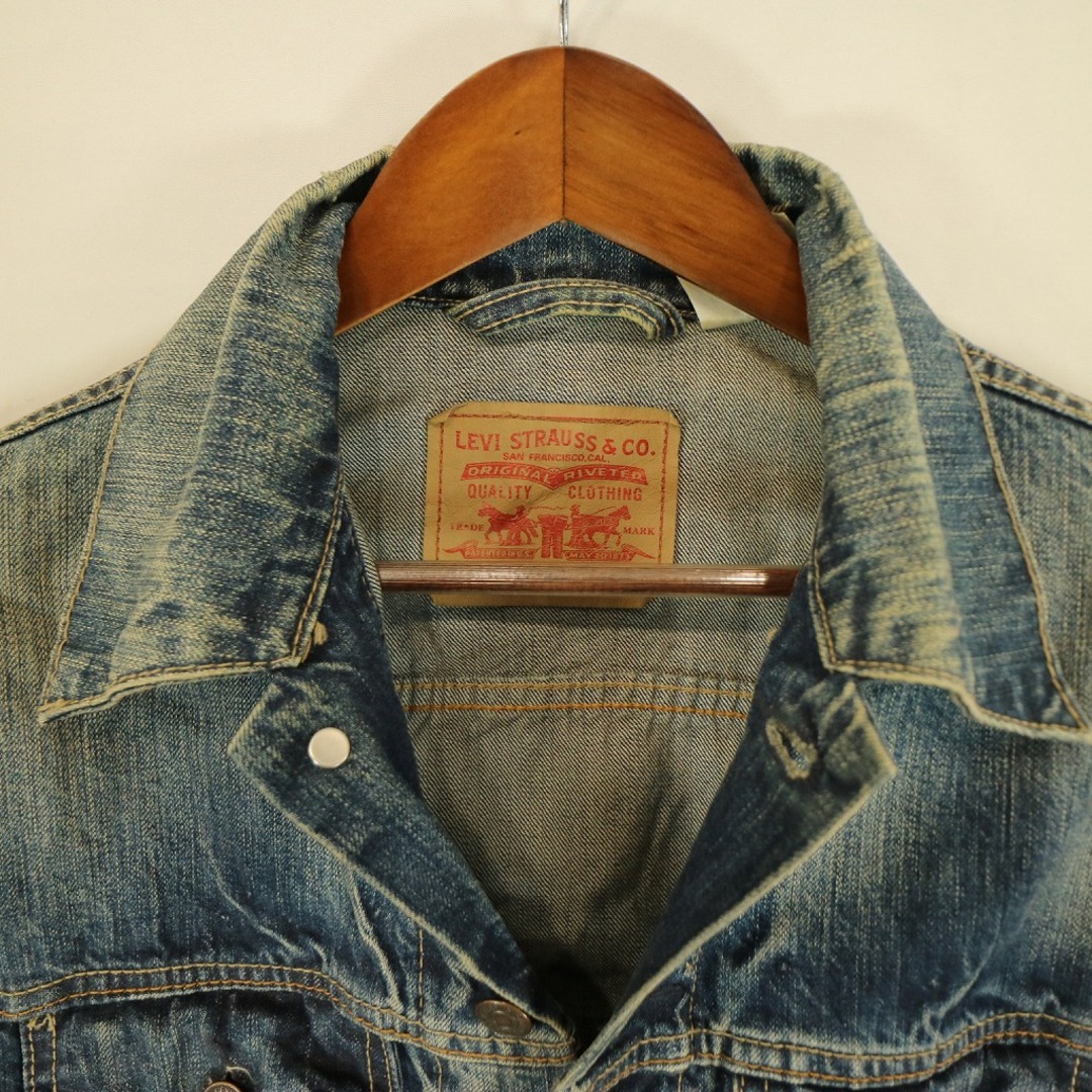 Levi's リーバイス 70589 トラッカージャケット Gジャン デニムジャケット アメカジ インディゴ (メンズ M)   O4371 4