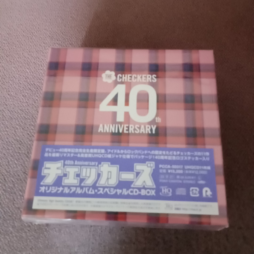 チェッカーズ40thAnniversaryオリジナルアルバムスペシャルCDBOXエンタメ/ホビー