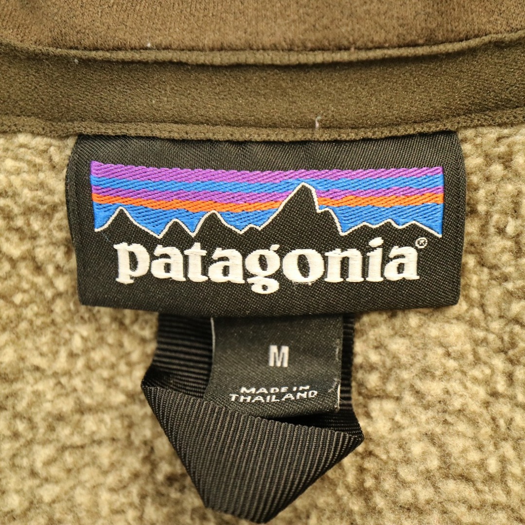 patagonia パタゴニア フリースジャケット アウトドア キャンプ アウター 防寒 登山 ハーフジップ ブラウン (メンズ M)   O4379 6