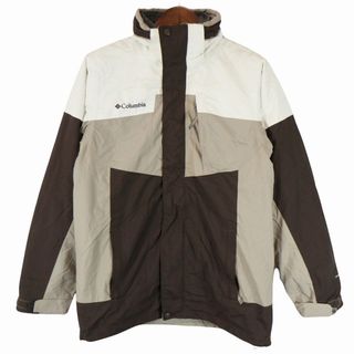 コロンビア(Columbia)のSALE///// Columbia コロンビア OMNI-TECH マウンテンパーカー アウトドア キャンプ アウター 防寒 登山 ホワイト (メンズ S) O4404(マウンテンパーカー)