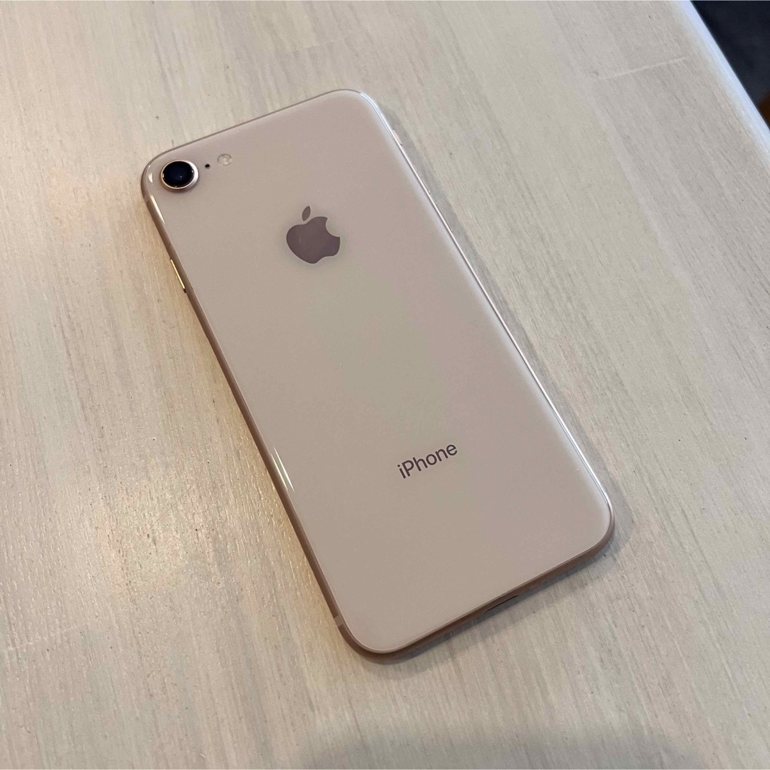 【極美品】iphone8 PinkGold (バッテリー100%) 64GB