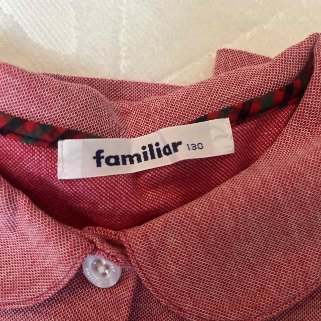 familiar(ファミリア)のfamiliar 130 ワンピース（半袖夏用） キッズ/ベビー/マタニティのキッズ服女の子用(90cm~)(ワンピース)の商品写真