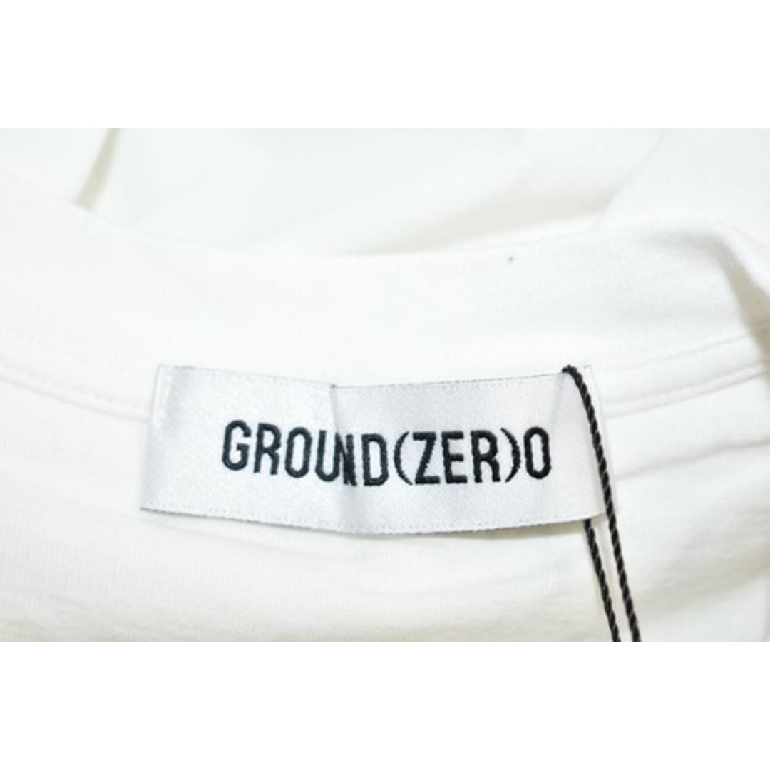 GROUND ZERO/グラウンドゼロ　20SS　NO PHOTOSプリントTシャツ　サイズ：S　 カラー：ホワイト【中古】【古着】【USED】【200214】【yast】【得得】