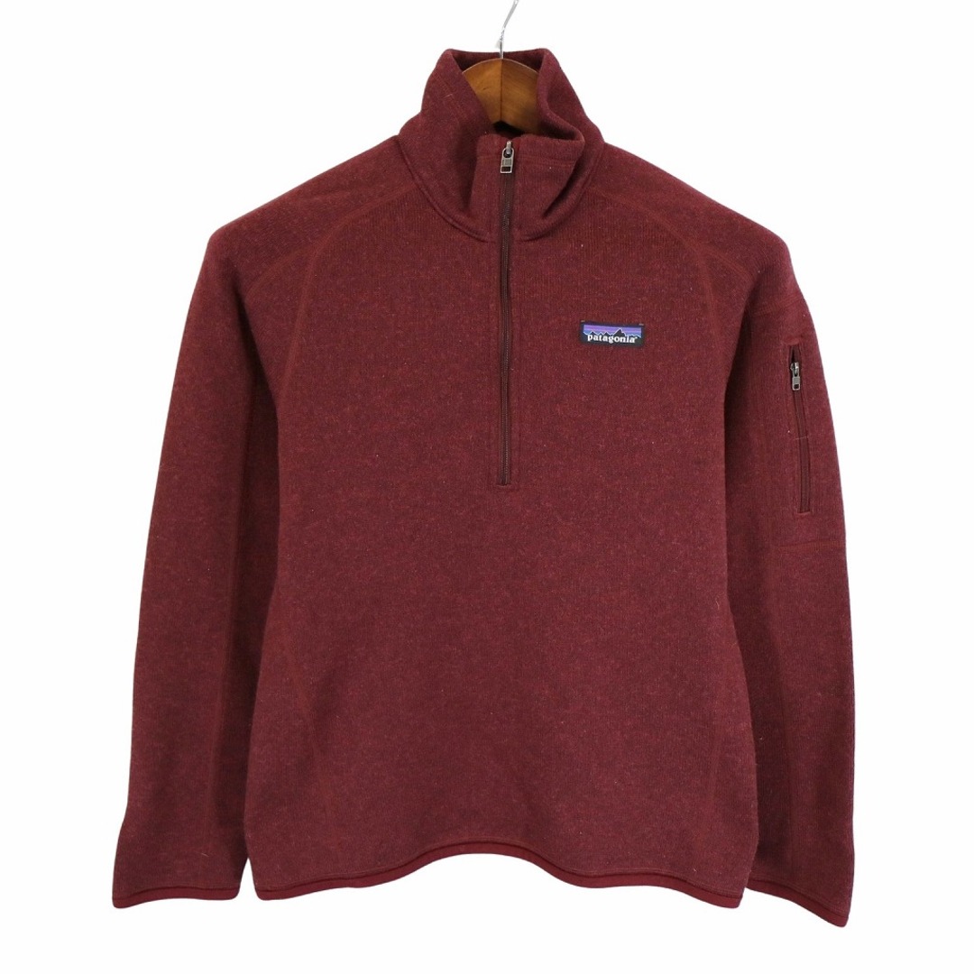 patagonia パタゴニア ハーフジップ ベターセーター フリースジャケット アウトドア アウター ワインレッド (メンズ S)   O4428