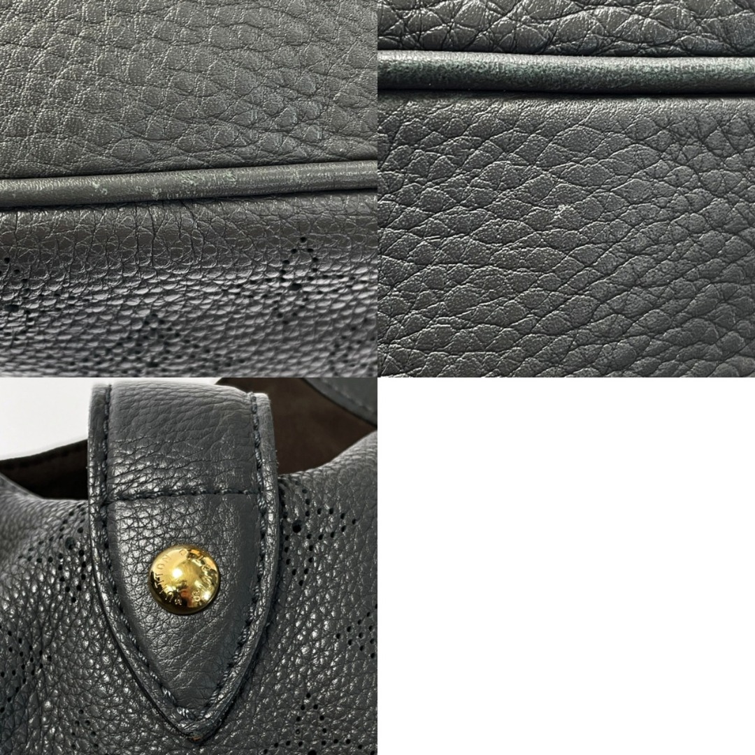 ☆☆LOUIS VUITTON ルイヴィトン マヒナ ネオL ショルダーバッグ M94282 ノワール レザー レディース ゴールド金具