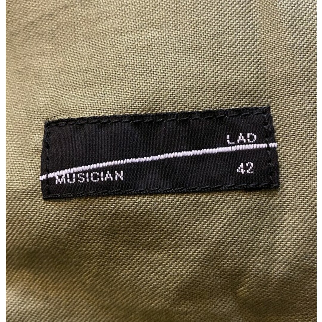 LAD MUSICIAN/ラッドミュージシャン　19SS　ワイドタックショーツ　2319-504　サイズ：42　カラー：カーキ【USED】【190815】【yast】 3