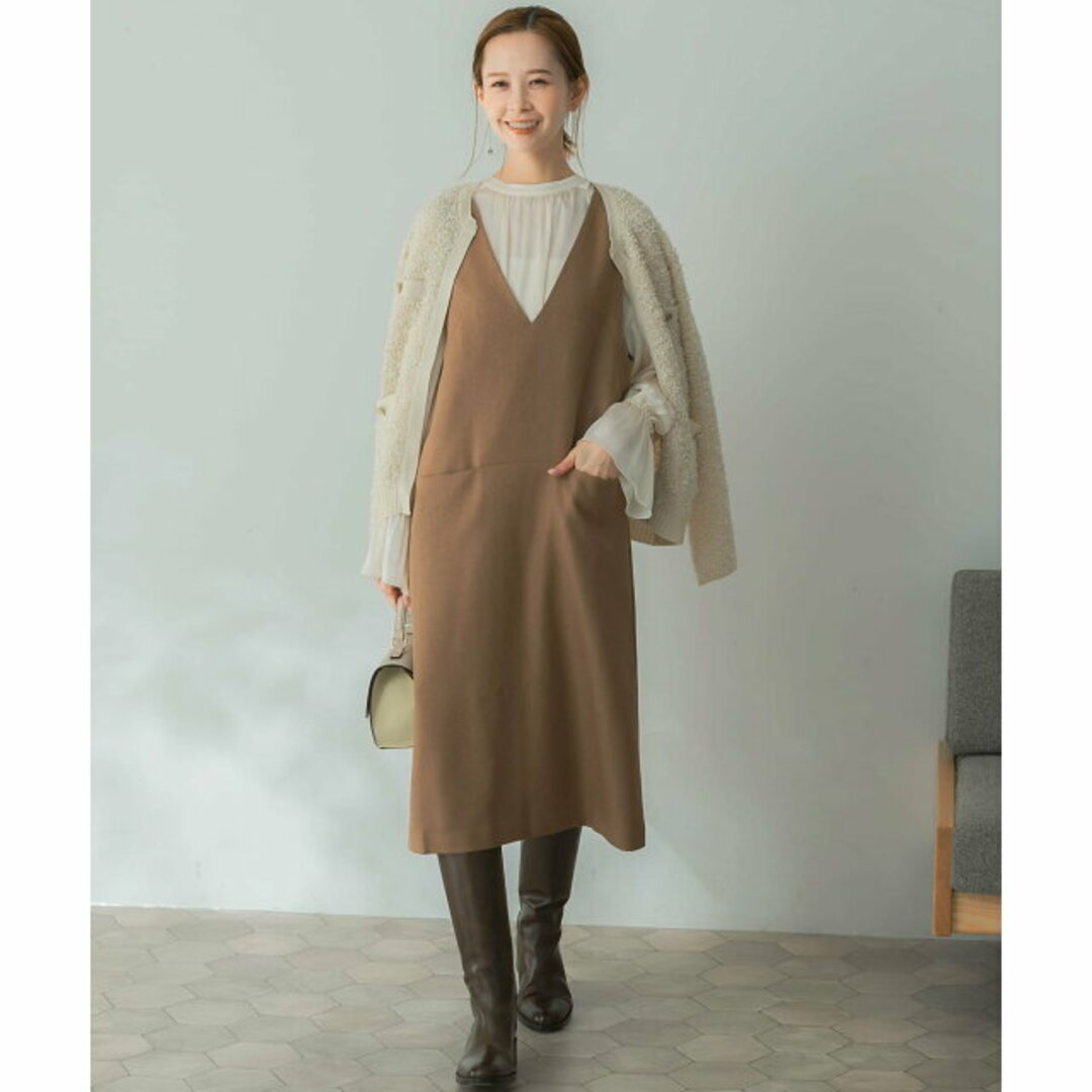 URBAN RESEARCH ROSSO(アーバンリサーチロッソ)の【BEIGE】『UR TECH』ジャンパーワンピース レディースのワンピース(ロングワンピース/マキシワンピース)の商品写真