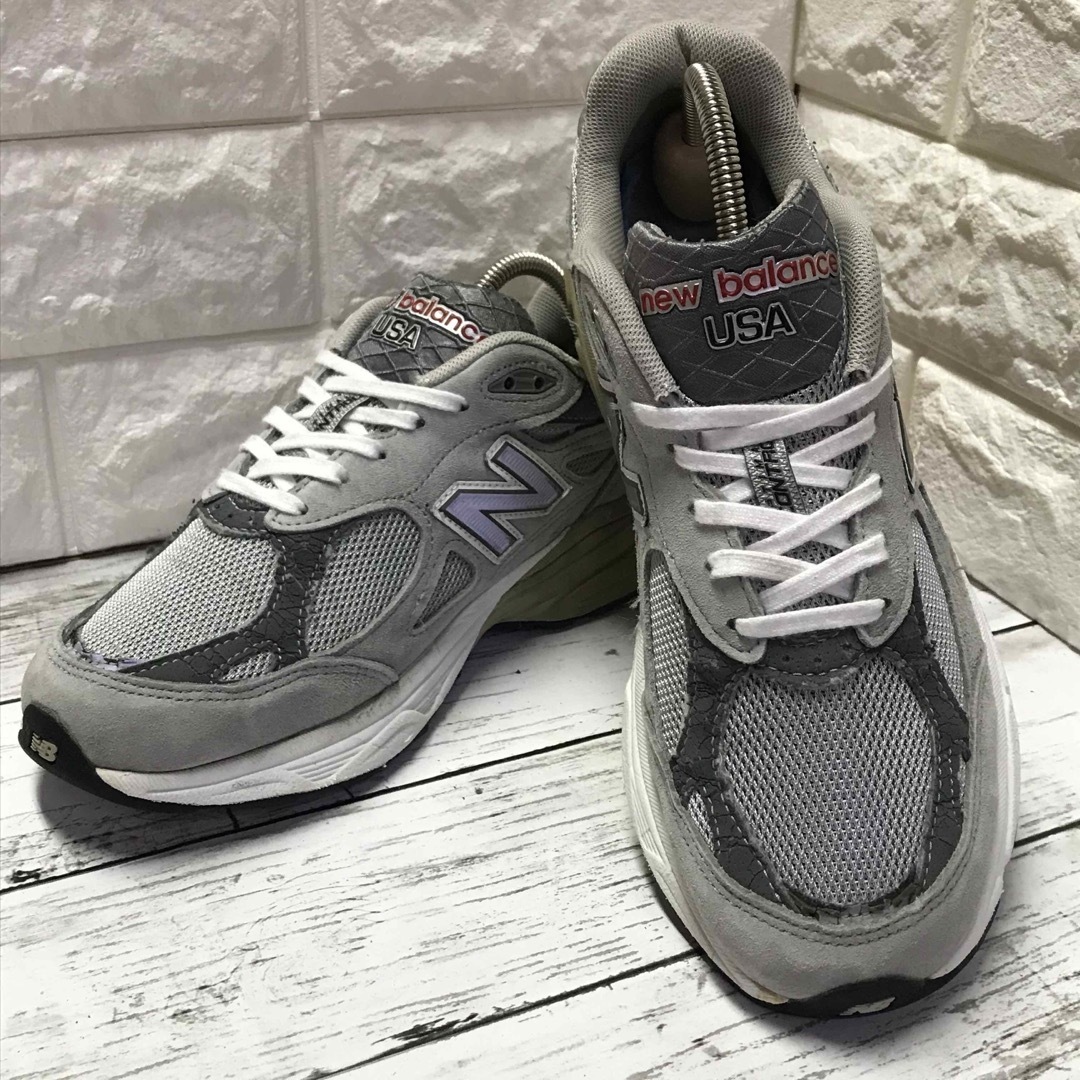 アメリカ　USA製　New Balance W990GL3 24.5cm グレー