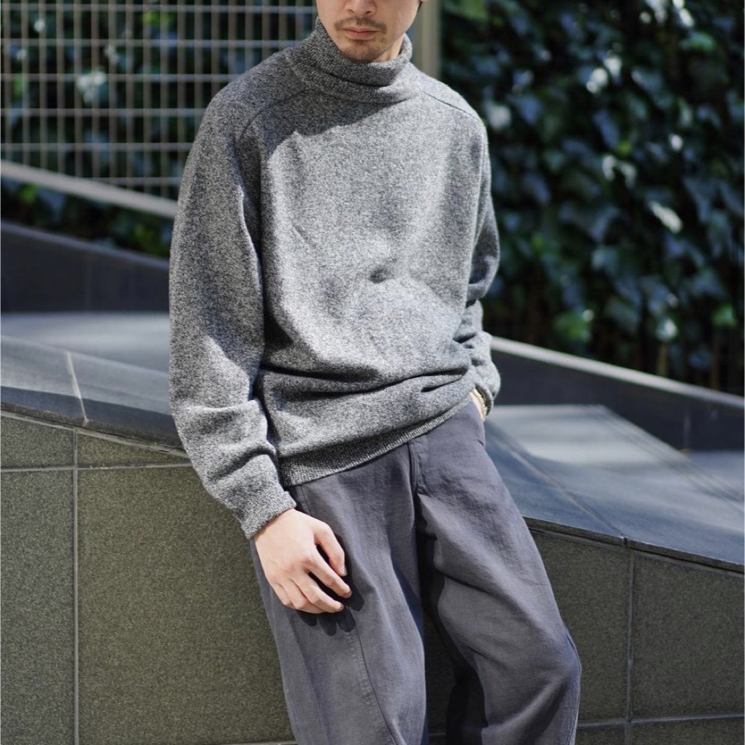 BATONER - 22aw BATONER FLEECE WOOL CREW NECK MIXの通販 by やなせ's