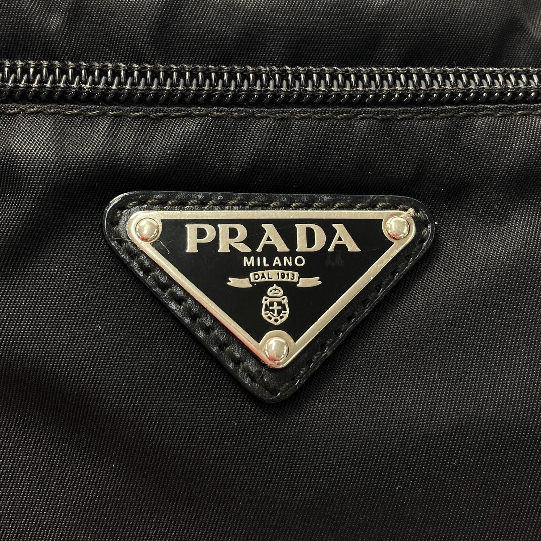 PRADA - PRADA プラダ ナイロン ショルダーバッグ ブラック 三角ロゴ