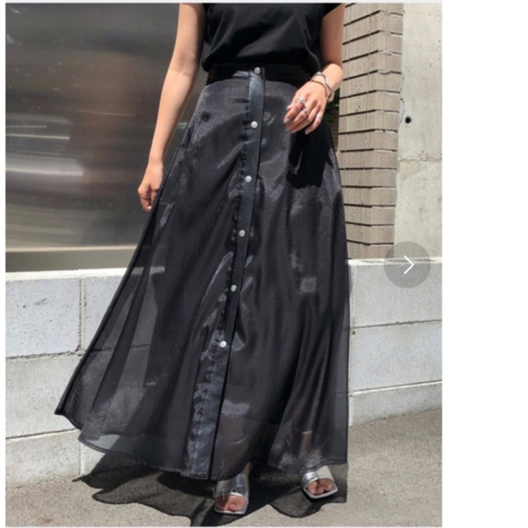 【&g'aime】シアーレイヤードスカート【売り切り】 レディースのスカート(ロングスカート)の商品写真