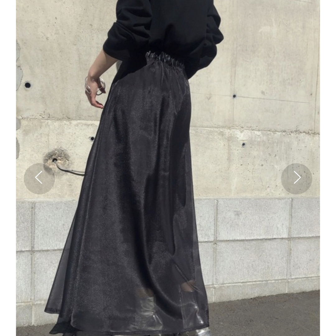 【&g'aime】シアーレイヤードスカート【売り切り】 レディースのスカート(ロングスカート)の商品写真