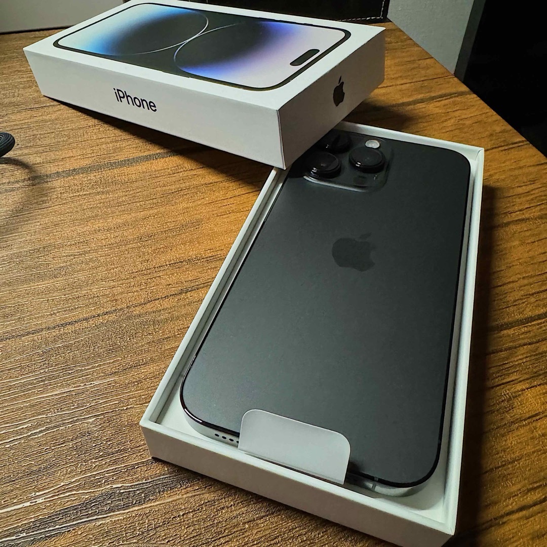 新品】iPhone14ProMax 256GB グラファイト AC+ - スマートフォン本体