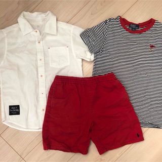 ラルフローレン(Ralph Lauren)のラルフローレンTシャツ、パンツ　白シャツセット(Tシャツ/カットソー)